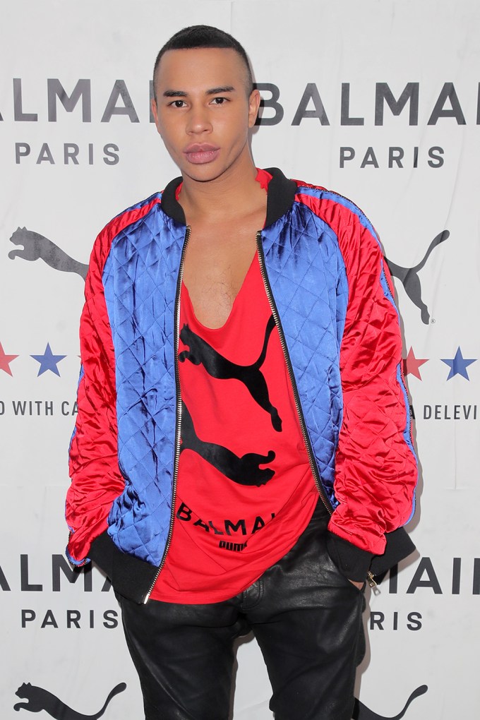 Olivier Rousteing at PUMA x Balmain Launch Event in 2019