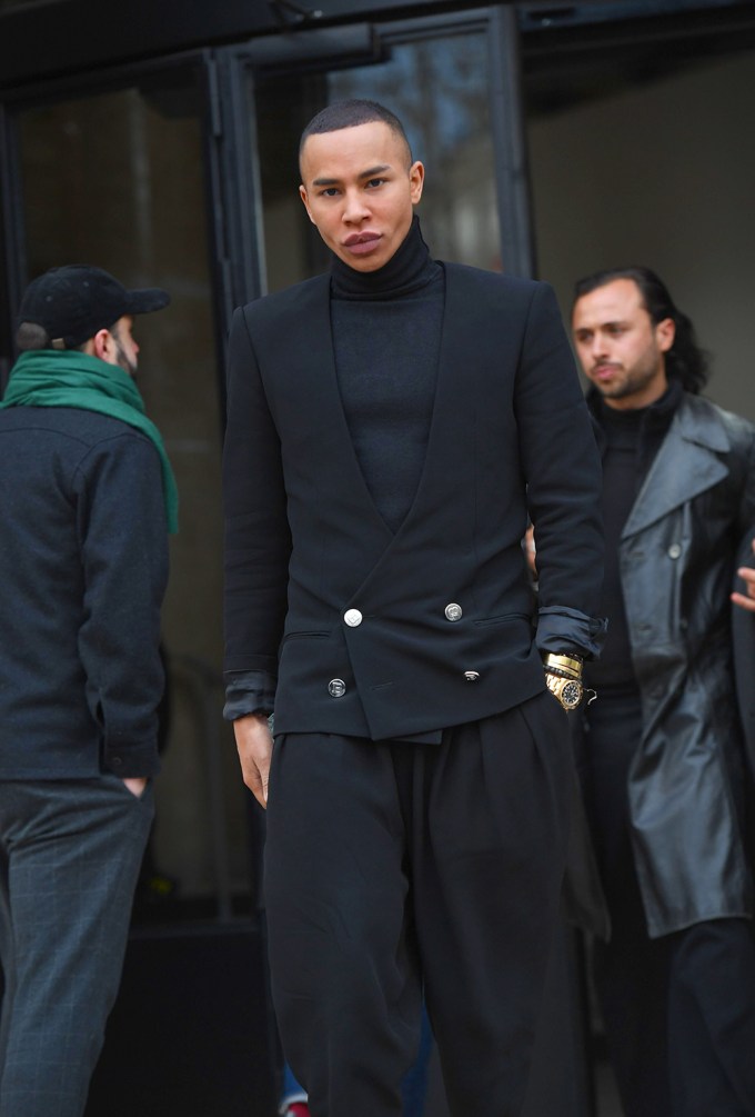 Olivier Rousteing’s Street Style for Autumn/Winter 2020 Collection at Paris’ Men’s Fashion Week