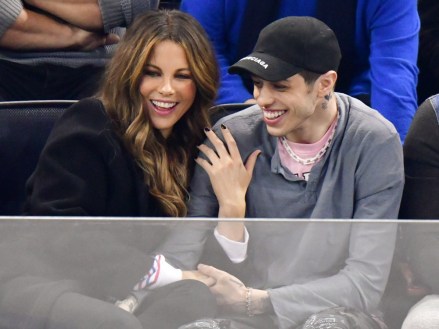 Kate Beckinsale and Pete Davidson Celebrities at Washington Capitals v New York Rangers, NHL Ice Hockey Game, Madison Square Garden, New York, USA - March 3, 2019