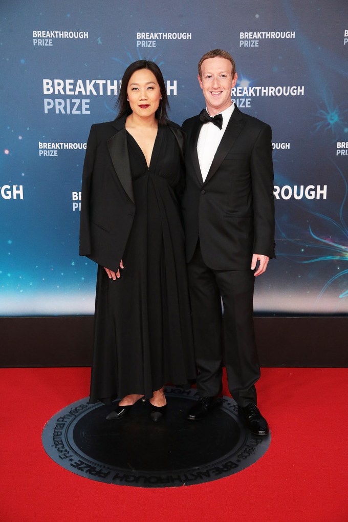 Priscilla Chan & Mark Zuckerberg At The Breakthrough Prize Ceremony