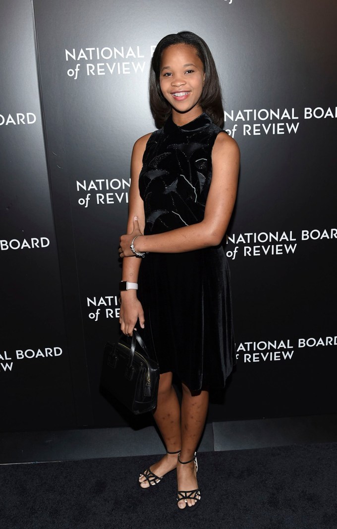 Quvenzhane Wallis at the 2017 National Board of Review Gala