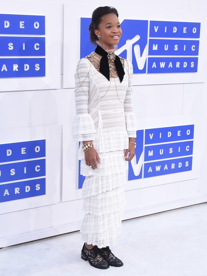 Quvenzhane Wallis at the 2016 MTV Video Music Awards