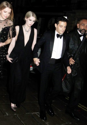 Rami Malek with girlfriend Lucy Boynton 'No Time To Die' World Premiere, After Party, London, UK - September 28, 2021