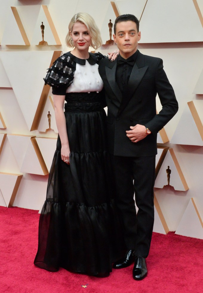 Rami Malek & Lucy Boynton At The 92nd Annual Academy Awards