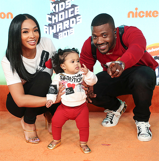 Ray J, Princess Love, and their daughter Melody