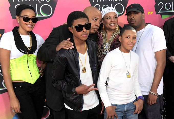 The Simmons Family At The 2010 Kids Choice Awards