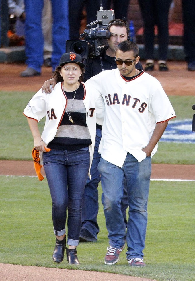 Zelda & Cody Williams At Game 5 Of The World Series