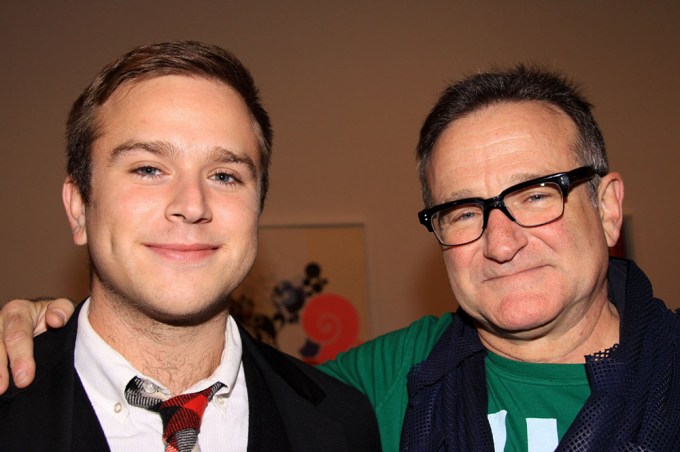 Robin Williams & Zachary Williams In 2009