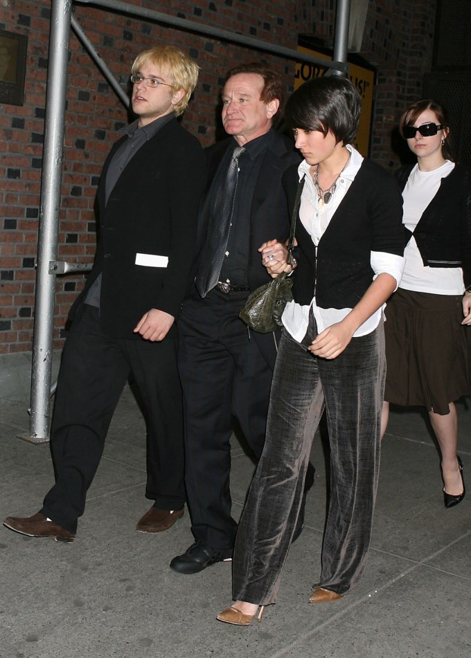 Robin Williams With Zak And Zelda in 2006