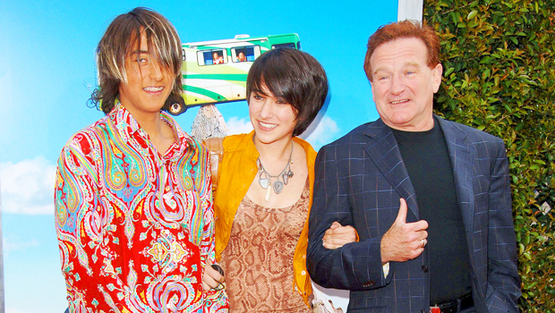  Robin Williams, Zelda Williams, Cody Williams 