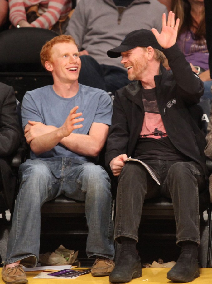 Ron Howard With Son Reed