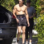 *EXCLUSIVE* A shirtless Tom Sandoval and Billie Lee are seen together at his home on a Thursday morning