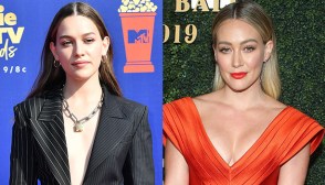 Victoria Pedretti; Hilary Duff