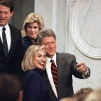President-elect Bill Clinton and Hilary, Washington, USA