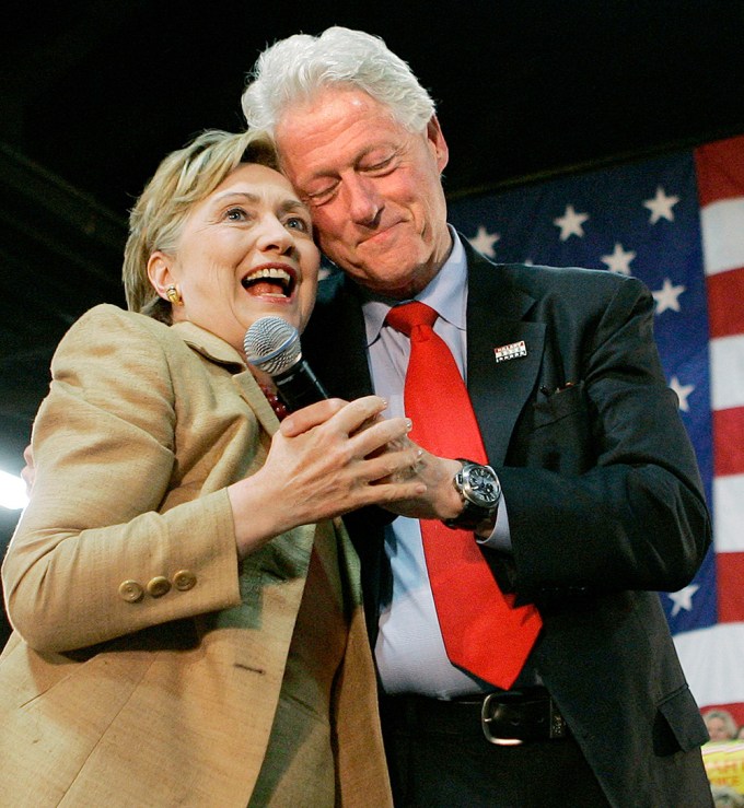 Hilary & Bill Clinton In 2008