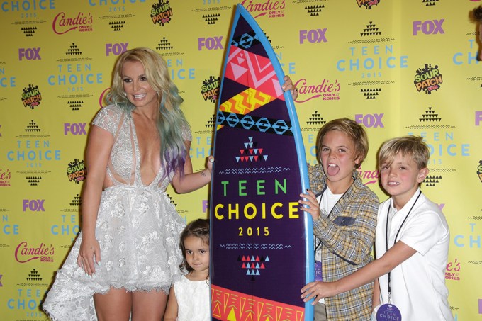 Britney Spears & Her Sons: See Photos Of The ‘Lucky’ Singer With Her 2 Kids