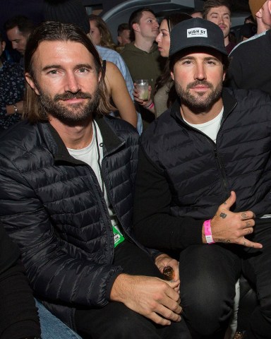 Brandon Jenner, Brody Jenner. Brandon Jenner and Brody Jenner during the KAOS Dayclub & Nightclub performance with Marshmello at Park City Live, in Park City, Utah
KAOS Dayclub & Nightclub Presents Marshmello at Live, Park City, USA - 26 Jan 2019