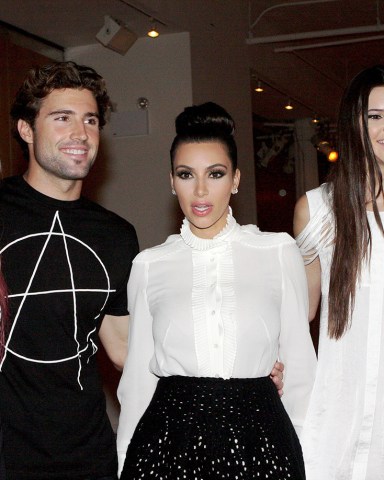 (L-R) Avril Lavigne, Kylie Jenner, Brody Jenner, Kim Kardashian, Kendall Jenner and Kris Humphries
Avril Lavigne Abbey Dawn Show, Spring 2012 Mercedes-Benz Fashion Week, New York, America - 12 Sep 2011