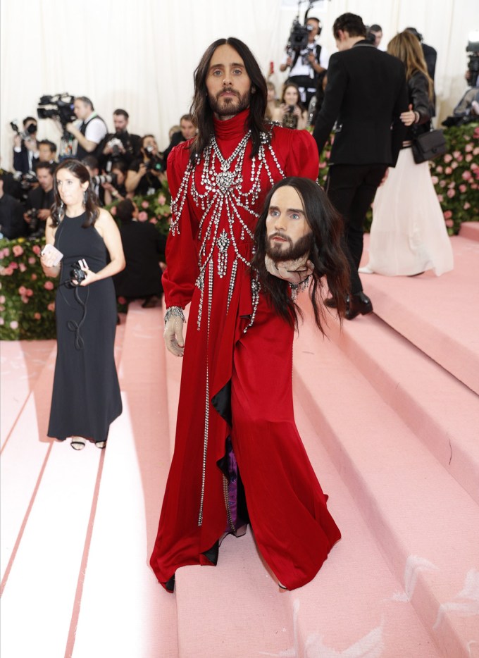 Jared Leto Carries His Head