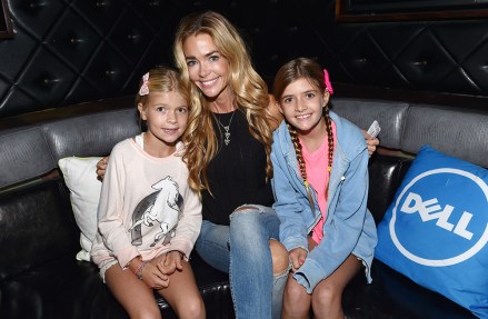 Denise Richards, center, Sam Sheen and Eloise Richards attend a private event at Hyde Staples Center hosted by Dell for the Katy Perry concert on in Los Angeles, Calif
Dell Hosts VIP Guests At A Private Event At Hyde Staples Center For Katy Perry Concert, Los Angeles, USA - 19 Sep 2014