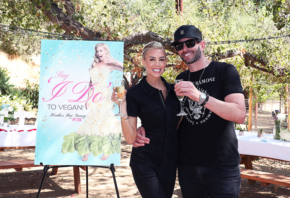 Heather Rae Young and Tarek El Moussa PETA is hosting a bridal shower for Heather Rae Young and Tarek El Moussa, Los Angeles, California, USA - September 02, 2021