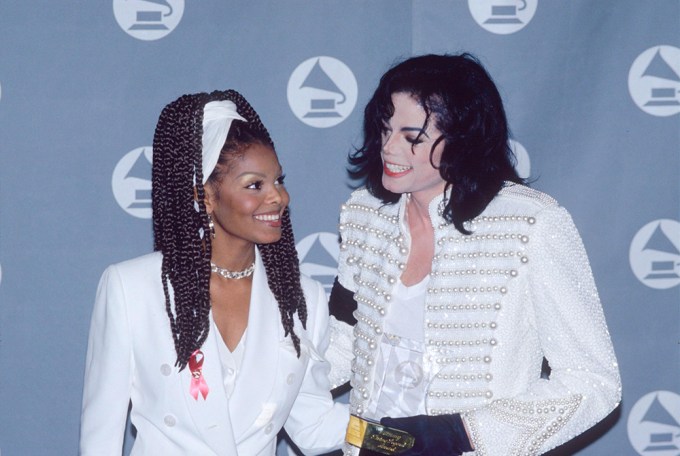 Michael & Janet Jackson At The 1993 Grammy Awards