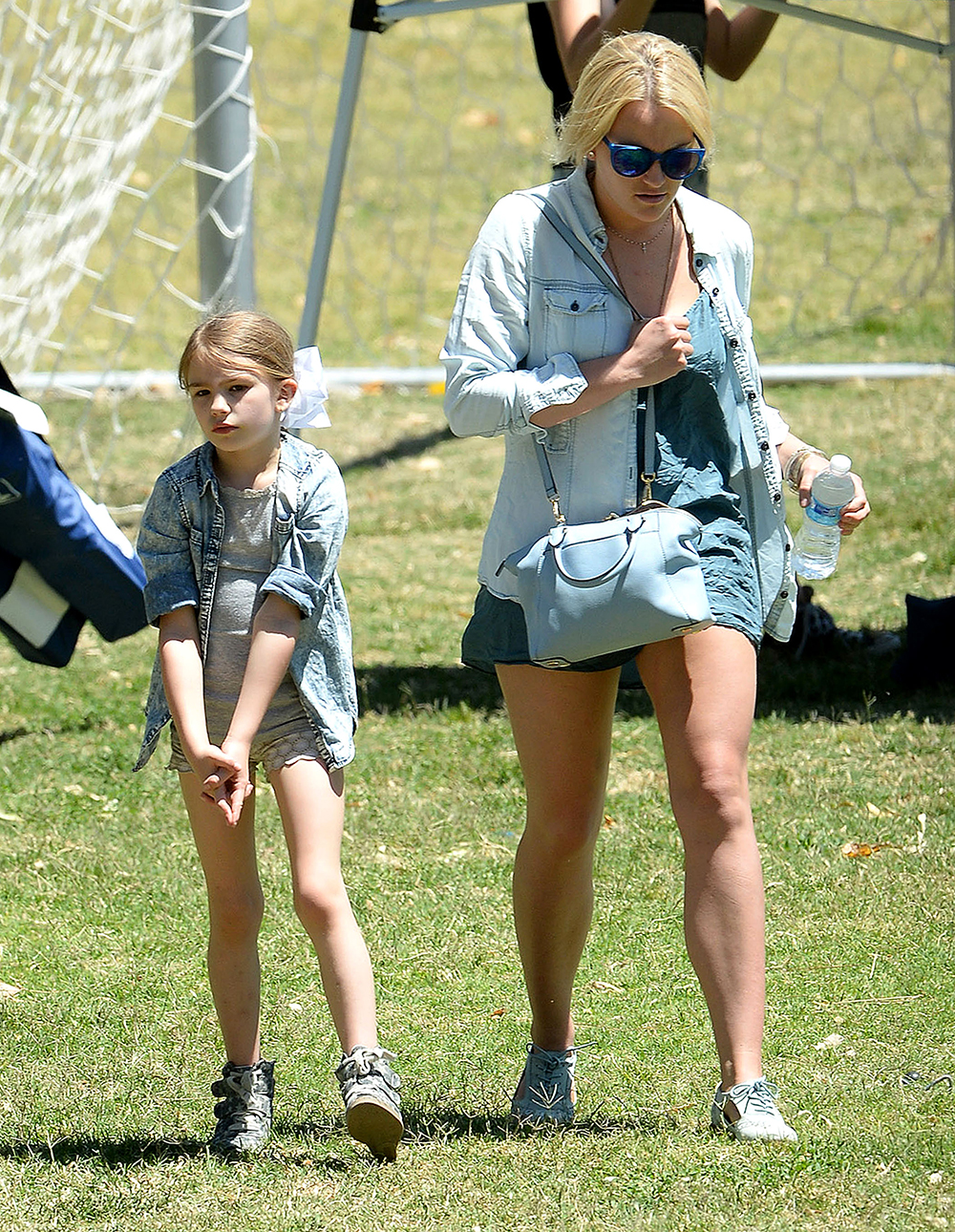 Britney Spears family out and about, Los Angeles, America - 02 May 2015