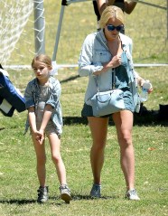 Jamie Lynn Spears, Maddie Briann Aldridge
Britney Spears family out and about, Los Angeles, America - 02 May 2015
Britney Spears's family watching her boys soccer game in Canoga Park