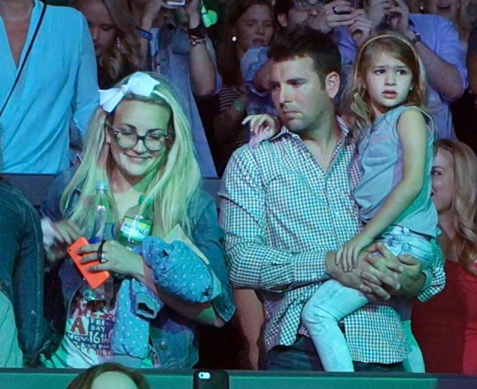 Jamie Lynn Spears & Family at Britney’s Vegas Show