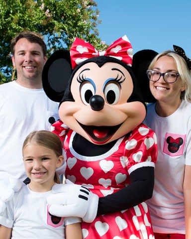 Actress and country music artist Jamie Lynn Spears poses Aug. 14, 2014 with her six-year-old daughter Maddie, her husband Jamie Watson and Minnie Mouse in front of Cinderella Castle at the Magic Kingdom park in Lake Buena Vista, Fla. Spears, the sister of pop superstar Britney Spears and former star of "Zoey 101" on Nickelodeon, lives in Nashville, Tenn. and is currently on tour to support her first country music single. Her sister Britney launched her career at Walt Disney World, starring in "The All-New Mickey Mouse Club" that taped at Disney's Hollywood Studios theme park. (Chloe Rice, photographer)

Pictured: jamie watson,maddie,minnie mouse and jamie lynn spears,jamie watson
maddie
minnie mouse
jamie lynn spears
minnie
jamie lynn
Ref: SPL820815 140814 NON-EXCLUSIVE
Picture by: SplashNews.com

Splash News and Pictures
USA: +1 310-525-5808
London: +44 (0)20 8126 1009
Berlin: +49 175 3764 166
photodesk@splashnews.com

World Rights