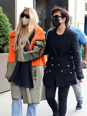 The Kardashians Kris Jenner Green Jacket