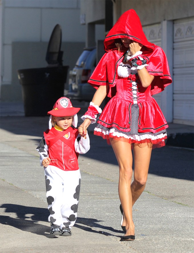 Alessandra Ambrosio’s Son As A Firefighter!