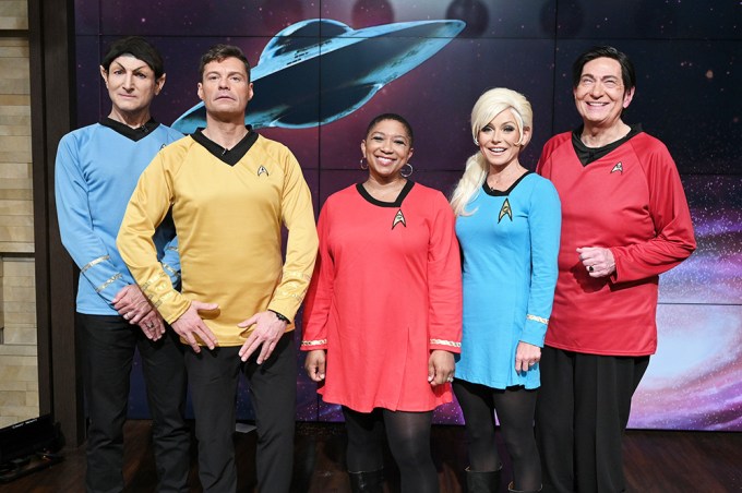 Ryan Seacrest & Kelly Ripa Channel ‘Star Trek’