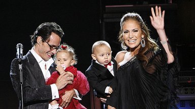 marc anthony and jennifer lopez with their twins