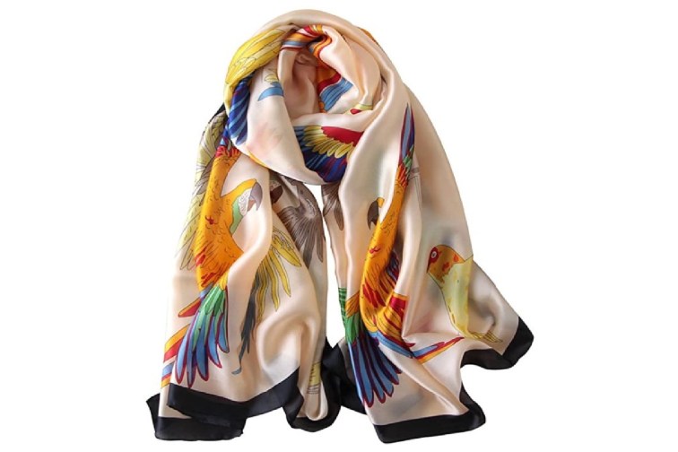 women silk scarf review