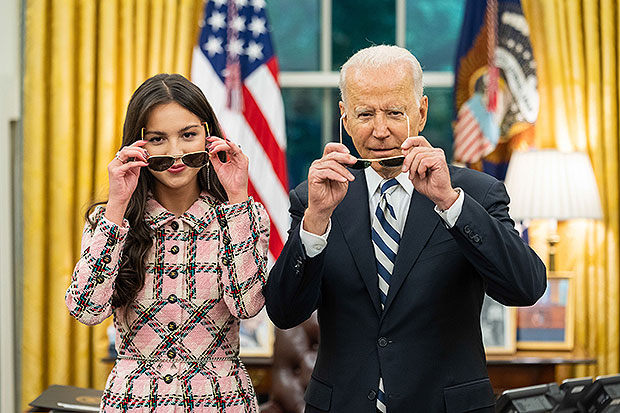 olivia rodrigo and joe biden