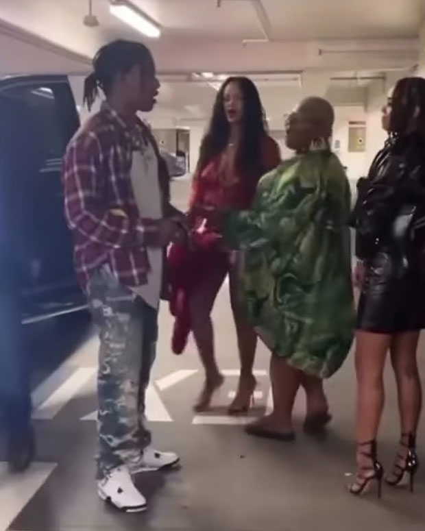 Rihanna and A$AP Rocky Coordinate in Monochrome Sets for the Rapper's  Birthday Party