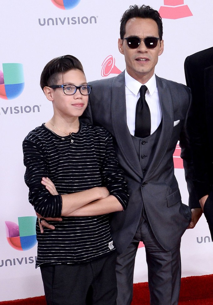 Marc Anthony With Son Ryan
