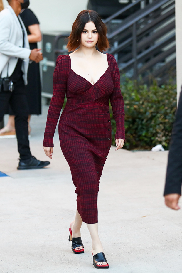 Selena Gomez Fearlessly Rocks Revealing Red Dress