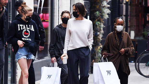 Shiloh Jolie-Pitt Rocks Shorts For London Shopping Day With Family ...