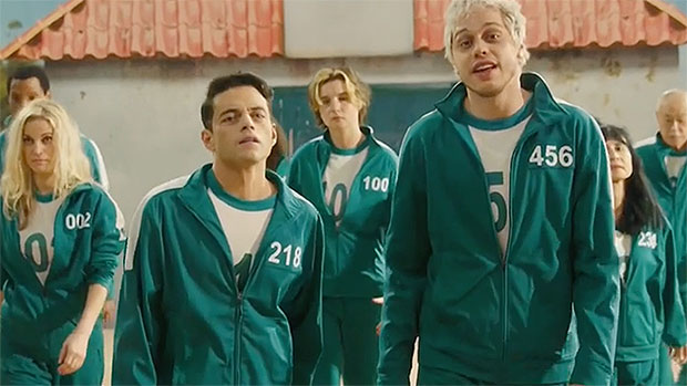 Rami Malek and Pete Davidson parody 'Squid Game' on 'SNL