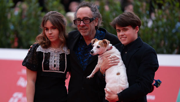 Tim Burton's Rarely Seen Join Him The Red For Photos – Hollywood