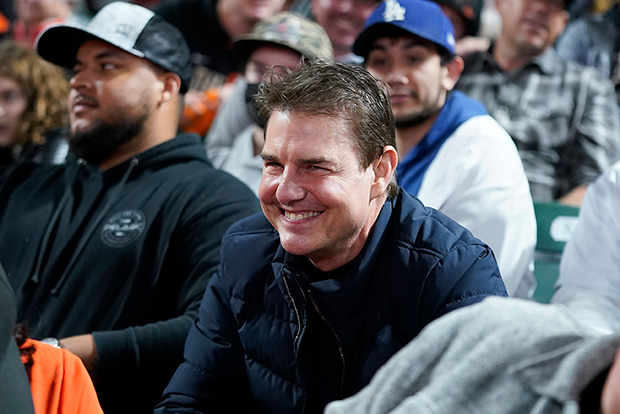 Tom Cruise Spotted With Son Connor at L.A. Dodgers Game