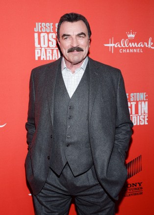 Actor Tom Selleck attends the Hallmark Channel "Jesse Stone: Lost in Paradise" world premiere at The Roxy Hotel on in New York
NY Premiere of "Jesse Stone: Lost in Paradise", New York, USA
