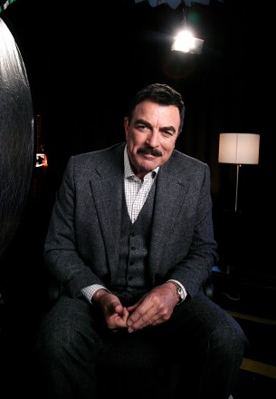 Tom Selleck Actor Tom Selleck poses for a portrait in New York
People Tom Selleck, New York, USA