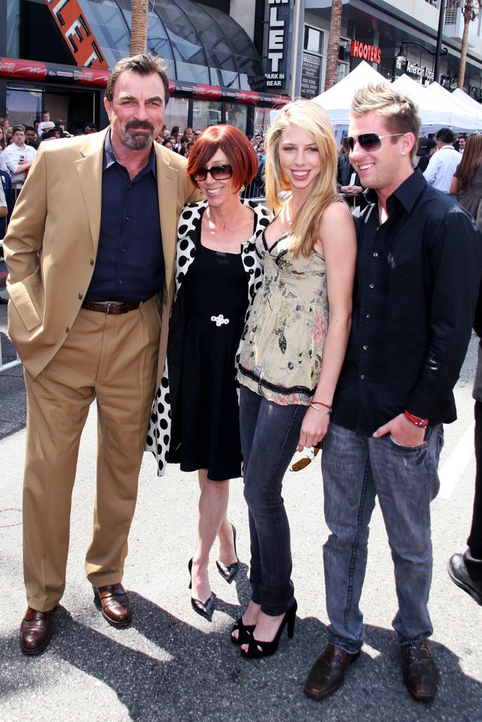 Tom Selleck & Family at the ‘Meet the Robinsons’ Premiere