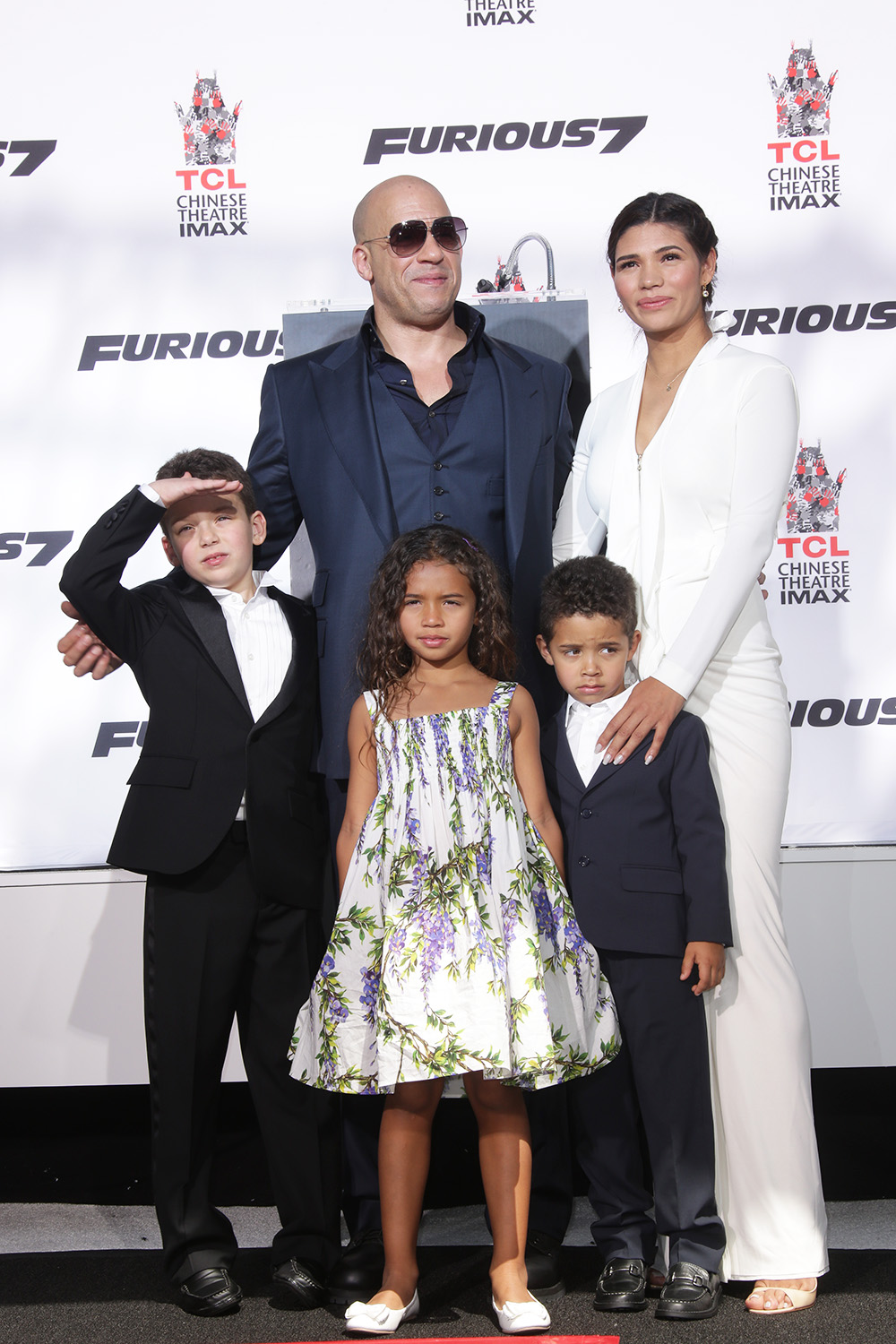 Vin Diesel hand and footprint ceremony, Los Angeles, America - 01 Apr 2015