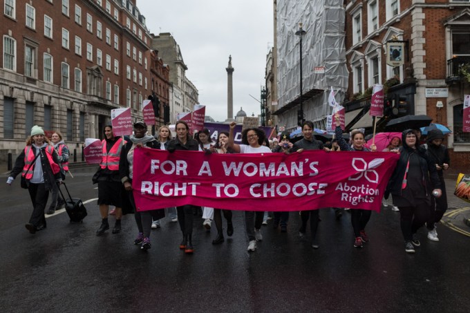 Women March In London