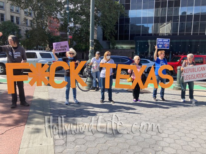 Women’s March 2021 criticizing Texas