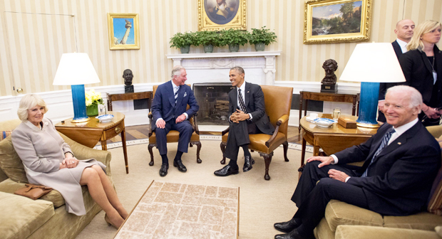 Prince Charles, Camilla Parker Bowles, Barack Obama 
